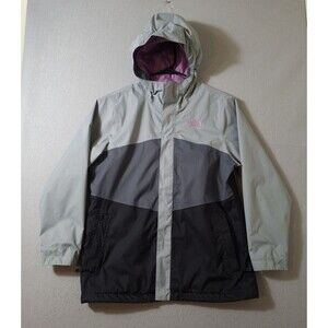 The North Face Resolve Jacket Girls XL (18) Color Block Hooded Coat Pockets
